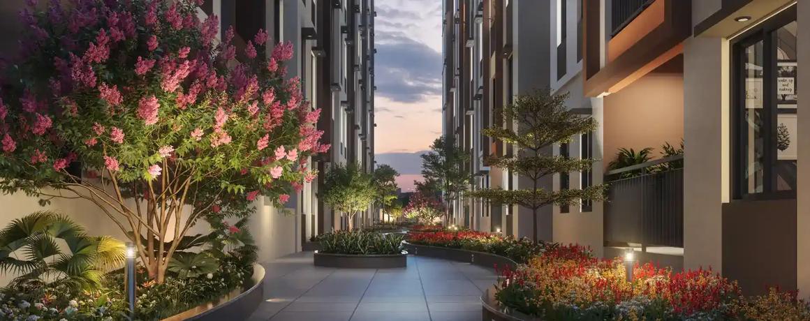 TVS Emerald Verde Vista – Flower pathway (artist's impression)